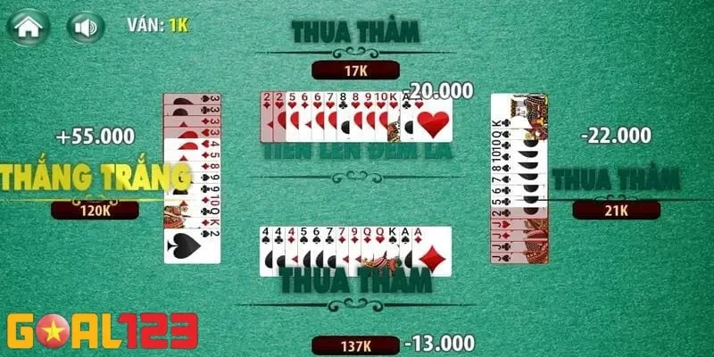 tiến lên đếm lá
