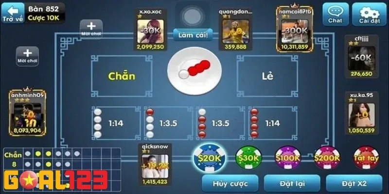 xóc đĩa đổi thưởng